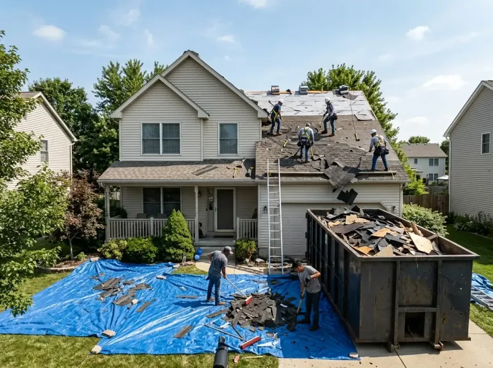 roof-replacement-debris-remova-004 — frequently asked questions, Cheapest Dumpster Rentals in Fresno, CA